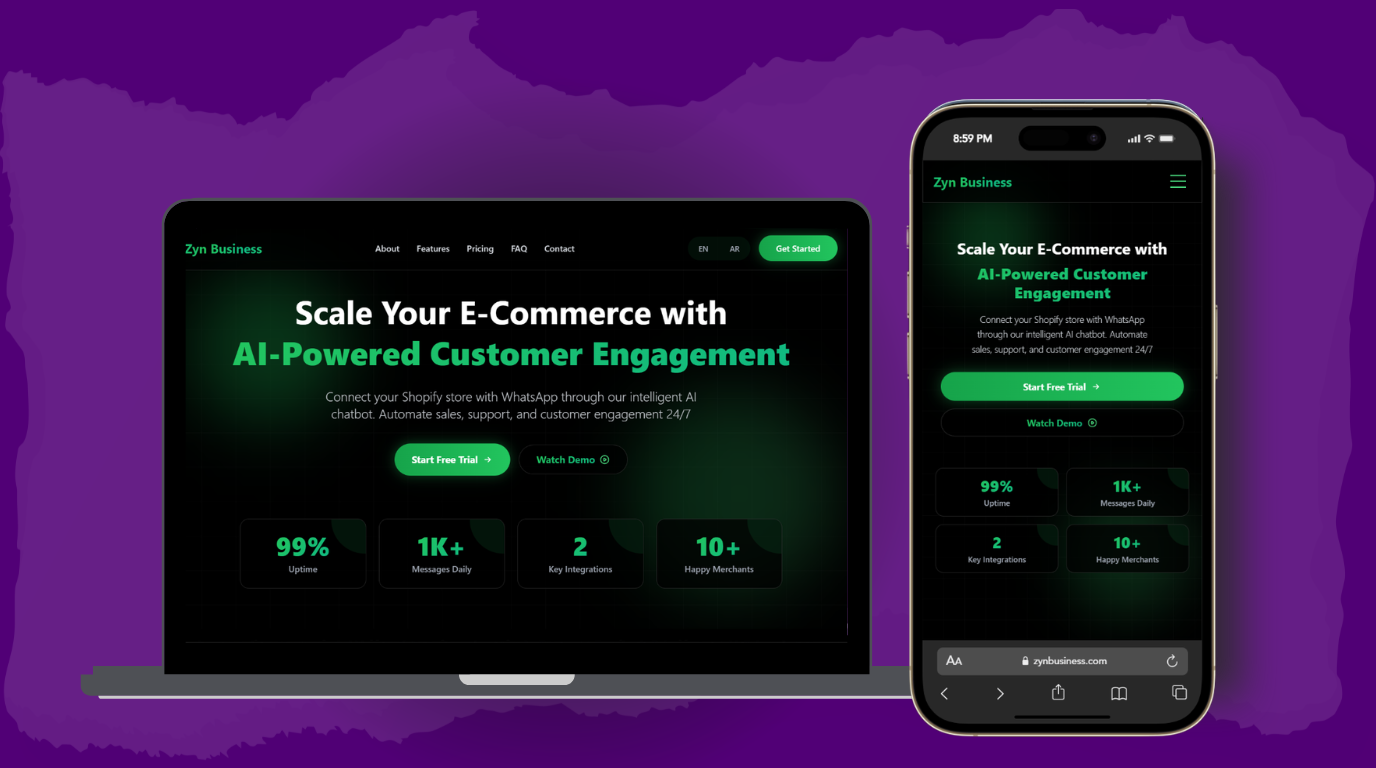 ZYN AI-Powered Conversational Commerce Platform for WhatsApp & Instagram